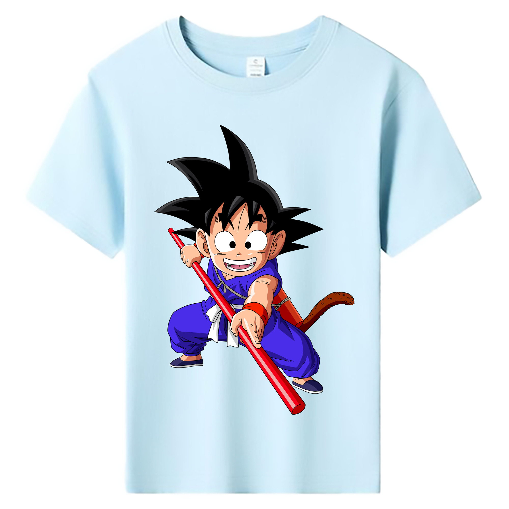 （画像用） ドラゴンボール 孫悟空（そん ごくう）Son Goku カカロット DRAGON BALL Kakarotto 綿100％キッズTシャツ（フロントプリント）
